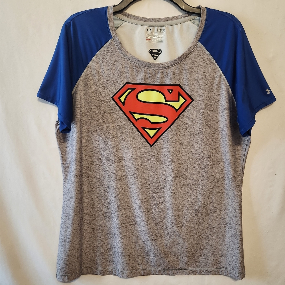 Under Armour Fitted Heat Gear Superman Tshirt